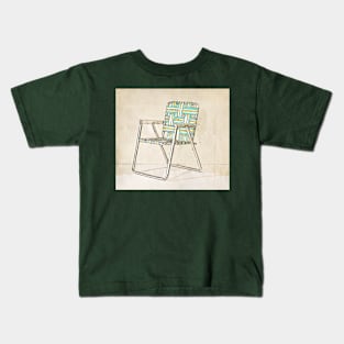 Digital Retro Relic Classic Lawnchair Sodaartstudio Kids T-Shirt